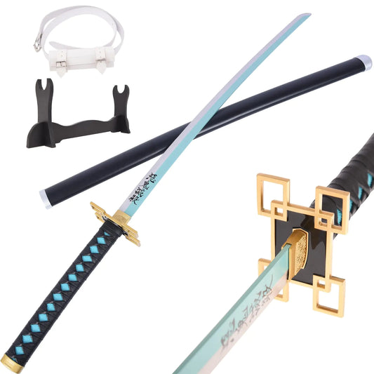 jiuyu 40 Inch Tokitou Muichirou Real Metal Sword Katana