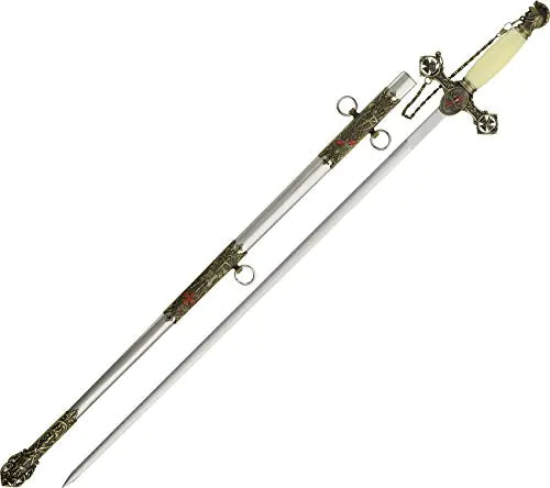 Masonic Knights Templar Sword with Scabbard